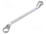 Wrench: ring | double-sided,bent | 24mm,27mm | L: 340mm | Gedore Red