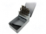 Drill bit | for metal | high speed steel grounded HSS-G | 25pcs.