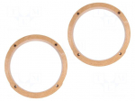 Spacer ring | MDF | 165mm | Peugeot | impregnated,varnished
