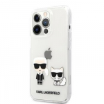 Back panel cover Karl Lagerfeld iPhone 13 Pro Choupette Case Transparent