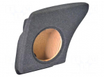 Car loudspeaker enclosure | MDF | black | textil | 15l | 250mm | 286mm