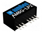 Converter: DC/DC | 6W | Uin: 4.5&divide;9VDC | Uout: 15VDC | Iout: 400mA | SIP8
