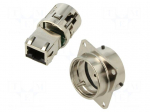 Transition: coupler | RJF | PIN: 8 | IP67 | 8p8c | Cat 5e