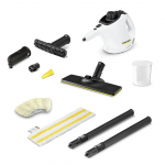 K&auml;rcher SC 1 EasyFix Portable steam cleaner 1200 W Black, White