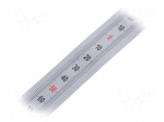 Ruler | figures vertically arranged,self-adhesive | W: 11mm