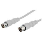 goobay - kabel antenowy telewizyjny - biały - 2.5m