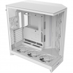 NZXT H9 Flow RGB+, tower case white (matte), tempered glass x 2