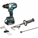 Makita cordless impact drill DHP492RTJ, 18V blue/black, 2x Li-ion batteries 5.0Ah, MAKPAC size 2