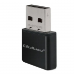 Qoltec 56986 bezvadu īpa&scaron;i ātrdarbīgs mini adapteris NANO WiFi | Standarta N | USB 2.0 | 300 Mbps
