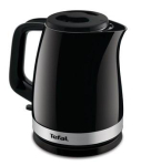 Tefal Delfini Vision KO150F30 electric kettle 1.5 L 2400 W Black, Stainless steel