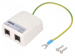 Arrester: for telecommunications networks | RJ11 | 120V | 10kA