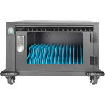 Digitus mobile charging trolley, 16 charging stations, for notebooks / tablets up to 14" (grey, incl. USB, fan)