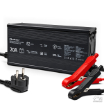 LiFePO4 aku laadija 12,8V/14,6V 20A 292W CC/CV kaitsefunktsioonidega | Qoltec 52671