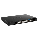 L&uuml;liti 440mm D-Link DGS-1520-28MP/E 2*SFP+/ 2*XGE/20*GE PoE jaem&uuml;&uuml;k