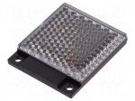 Reflector | Dimensions (WxDxH): 50.3x59.3x8.3mm