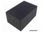 Enclosure: multipurpose | X: 146mm | Y: 222mm | Z: 105mm | 1550 | black