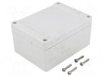 Enclosure: multipurpose | X: 90mm | Y: 120mm | Z: 60mm | 1555 | ABS | grey