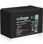 Akumulator AGM Voltage Long Life 12V 7Ah VEL12-7.0 (Żywotność 15 lat)