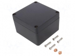Enclosure: multipurpose | X: 120mm | Y: 122mm | Z: 81mm | 68 | aluminium