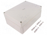 Enclosure: multipurpose | X: 180mm | Y: 254mm | Z: 111mm | TK PS | grey