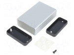 Enclosure: with panel | 1455 | X: 54mm | Y: 80mm | Z: 23mm | aluminium
