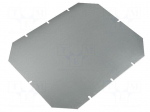 Mounting plate | zinc-plated steel | W: 265mm | L: 215mm | TA2924