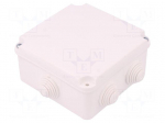 Enclosure: junction box | X: 108mm | Y: 108mm | Z: 58mm | wall mount