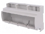 Enclosure: for DIN rail mounting | Y: 91mm | X: 160.2mm | Z: 53mm | ABS