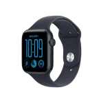 Nutikell Apple Watch SE 3 GPS 44mm Midnight alumiiniumkorpus koos Navy Blue spordirihmaga - M/L