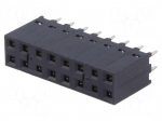 Socket | PCB to PCB | female | C-Grid III | 2.54mm | PIN: 16 | THT | tinned
