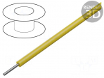 Wire | EcoWire | solid | Cu | 14AWG | yellow | MPPE | 600V | 305m