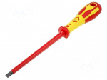 Screwdriver | insulated | slot | 8,0x1,2mm | Blade length: 175mm