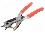 Pliers | for making holes in leather, fabrics and plastics