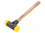 Hammer | 290mm | W: 87mm | 290g | Size: 30mm | round | polyurethane