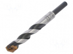 Drill bit | for concrete | &Oslash;: 15mm,19/32" | L: 150mm | metal | blister