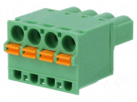 Pluggable terminal block | 5.08mm | ways: 4 | straight | plug | female