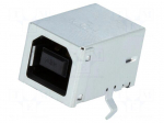 Socket | USB B | on PCBs | THT | PIN: 4 | angled 90&deg; | gold flash