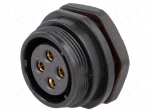 SP21 | socket | female | PIN: 4 | IP68 | soldering | 500V | 4mm2 | 30A