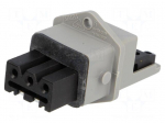 Connector: rectangular | ST | socket | female | PIN: 3 | tinned | IP54 | 16A