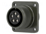 Connector: circular | Series: DS/MS | socket | female | PIN: 5 | 13A