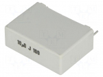 Capacitor: polyester | 10uF | 63VAC | 100VDC | Pitch: 27.5mm | &plusmn;5%