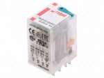 Relay: electromagnetic | 3PDT | Ucoil: 220VDC | 10A/250VAC | 10A/24VDC