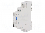 Relay: installation | bistable | NO | Ucoil: 24VDC | 17.6x90x65mm | 32A
