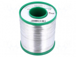 Soldering wire | Sn99,3Cu0,7 | 0.5mm | 1000g | lead free | 227&deg;C | 3%