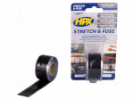 Tape: sealing | W: 25mm | L: 3m | Thk: 0.5mm | black | silicone | max.200&deg;C