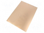Laminate | FR4 | 1.5mm | L: 297mm | W: 210mm | Coating: copper