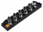 Distribution box | M8 | PIN: 3 | socket | 1.5A | with LED indicators