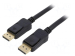 Cable | DisplayPort 1.4 | DisplayPort plug,both sides | 2m | black