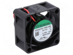 Fan: DC | axial | 12VDC | 40x40x20mm | 10.69m3/h | 16.5dBA | 5000rpm