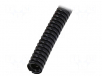 Protective tube | Size: 7 | polyamide 6 | black | L: 50m | PACOF